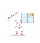 シンプルなうさぎとねこ（個別スタンプ：3）