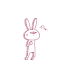 シンプルなうさぎとねこ（個別スタンプ：8）