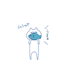 シンプルなうさぎとねこ（個別スタンプ：16）