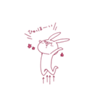 シンプルなうさぎとねこ（個別スタンプ：27）