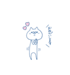 シンプルなうさぎとねこ（個別スタンプ：36）