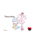 Happy  birthday ハッピーバースデー（個別スタンプ：4）
