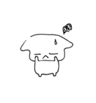 ネガふにゅとポジふにゅ（個別スタンプ：1）