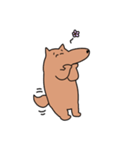 鼻の大きいイヌのスタンプ（個別スタンプ：3）