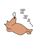 鼻の大きいイヌのスタンプ（個別スタンプ：7）
