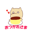 食いしん坊のコカバちゃん（個別スタンプ：3）