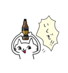 ビール派ねこ（個別スタンプ：22）