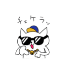 ビール派ねこ（個別スタンプ：23）