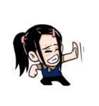 お友達キャラ リカちゃん編（個別スタンプ：3）