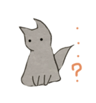 いぬときつねとねこのスタンプ（個別スタンプ：3）