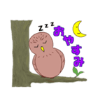 ノリノリふくろう（個別スタンプ：8）