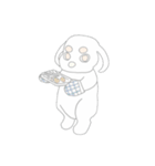 ドッグフェイスベビーのブイちゃん（個別スタンプ：1）