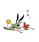 オオスカシバのイラストのスタンプ（個別スタンプ：4）