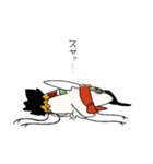 オオスカシバのイラストのスタンプ（個別スタンプ：5）