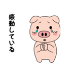 のんき豚の「豚丸」ツッコミ（個別スタンプ：40）