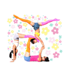 アクロヨガールズ〜acroyoga 2〜（個別スタンプ：23）