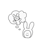 たたかえるうさぎ（個別スタンプ：1）