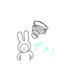 たたかえるうさぎ（個別スタンプ：3）
