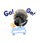 黒プーのモノノア（個別スタンプ：8）