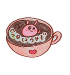 プカプカ浮かぶマシュマロ（個別スタンプ：11）