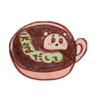 プカプカ浮かぶマシュマロ（個別スタンプ：21）