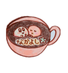 プカプカ浮かぶマシュマロ（個別スタンプ：23）