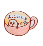プカプカ浮かぶマシュマロ（個別スタンプ：32）