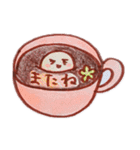 プカプカ浮かぶマシュマロ（個別スタンプ：33）