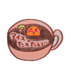 プカプカ浮かぶマシュマロ（個別スタンプ：34）
