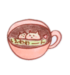 プカプカ浮かぶマシュマロ（個別スタンプ：35）