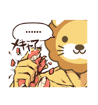 知識マッチョ！ ライオンスタンプ（個別スタンプ：36）