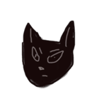 黒猫とミヌエット（個別スタンプ：7）