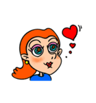 おとぼけ女子（個別スタンプ：1）