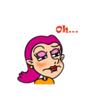 おとぼけ女子（個別スタンプ：6）