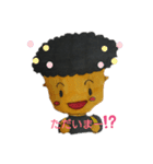 ☆もじゃじゃ☆（個別スタンプ：22）