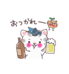 動く ねこにゃんととりちゃんスタンプ（個別スタンプ：19）