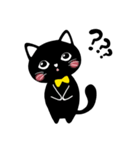日常で使える黒猫さんの気持ち（個別スタンプ：5）