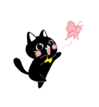 日常で使える黒猫さんの気持ち（個別スタンプ：21）