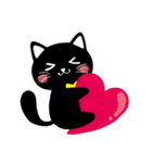 日常で使える黒猫さんの気持ち（個別スタンプ：24）