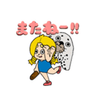 どうぶつスティックガール（個別スタンプ：8）