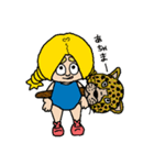 どうぶつスティックガール（個別スタンプ：23）