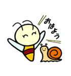 みつばちまーちん☆たまに飛ぶ（個別スタンプ：1）