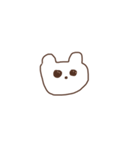 味わいくまちゃん（個別スタンプ：1）
