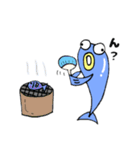 変な魚と愉快な仲間たち（個別スタンプ：5）