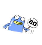変な魚と愉快な仲間たち（個別スタンプ：9）