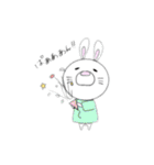うさぎのうさ美さん（個別スタンプ：10）
