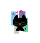 黒猫Amoちゃん（個別スタンプ：8）