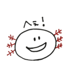 落書きウーパールーパー（個別スタンプ：35）