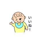 赤ちゃん挨拶スタンプ（個別スタンプ：6）