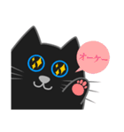 黒猫・ドンドン -日常- (日本語)（個別スタンプ：34）